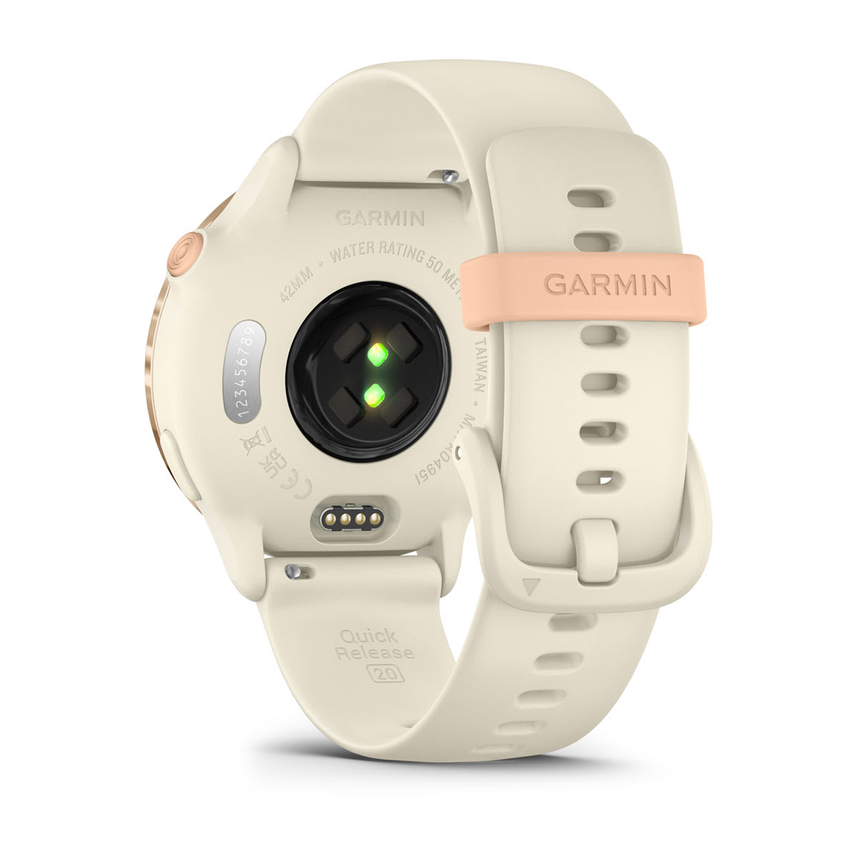 vívoactive® 6 Metallic Pink Dawn with Bone Band