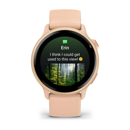 vívoactive® 6 Metallic Pink Dawn with Pink Dawn Band