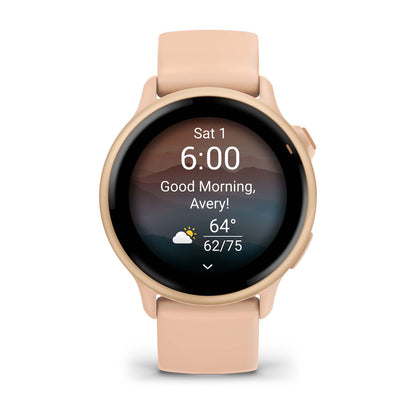 vívoactive® 6 Metallic Pink Dawn with Pink Dawn Band