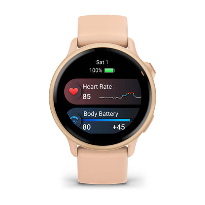 vívoactive® 6 Metallic Pink Dawn with Pink Dawn Band