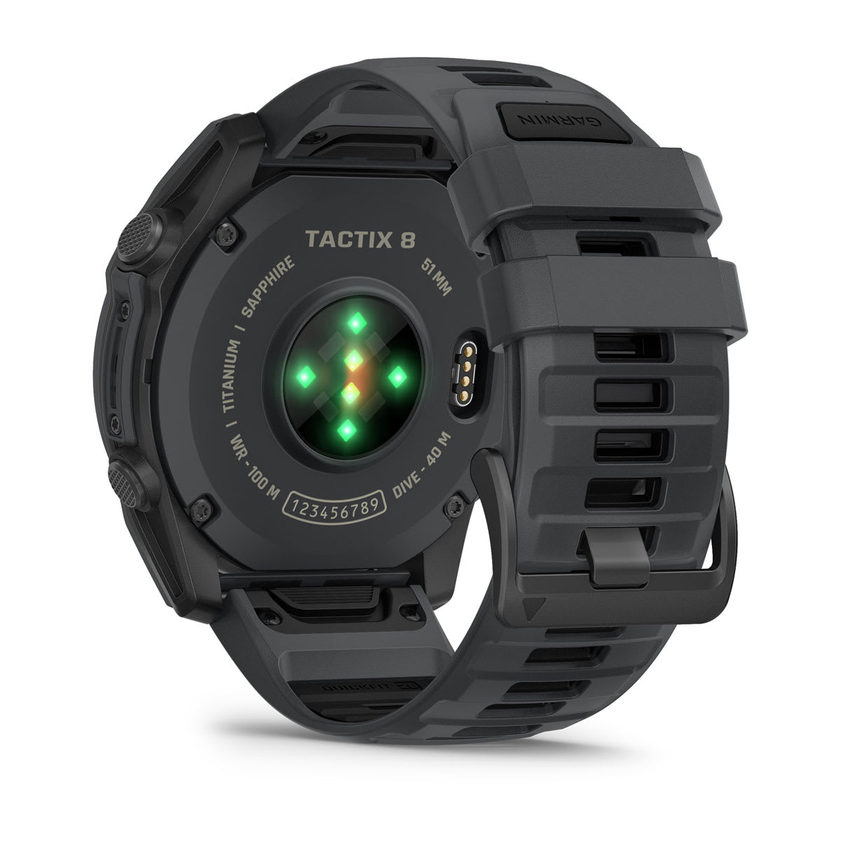 tactix® 8 – 51 mm, AMOLED, Cerakote® Coating Includes Applied Ballistics Ultralight™ Solver and Slate Gray Cerakote® Coating