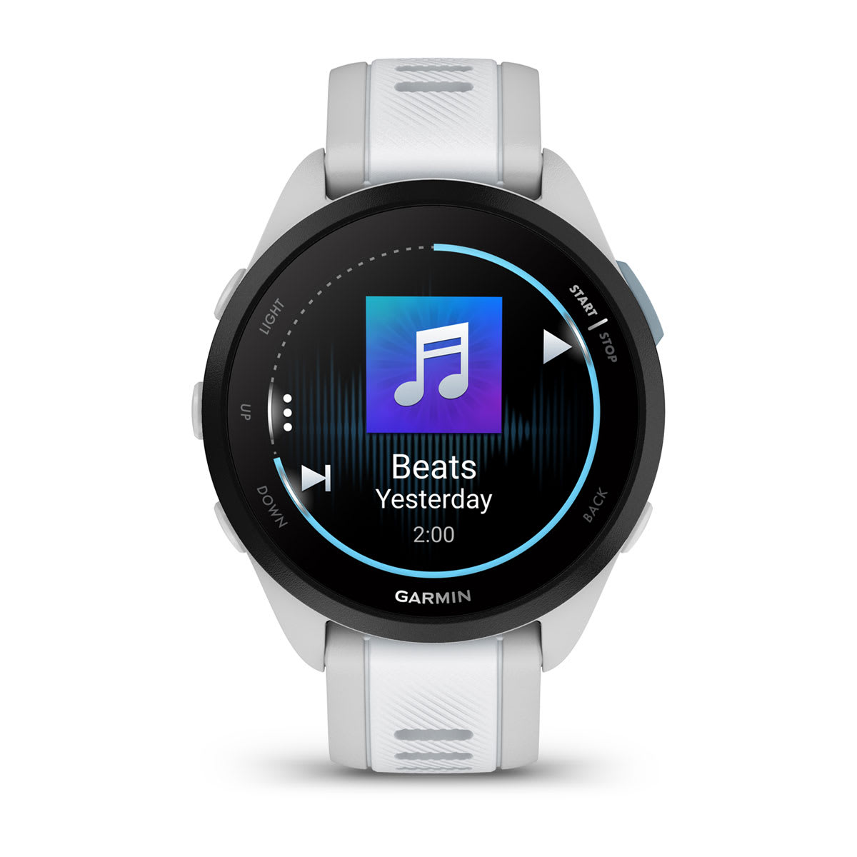 Forerunner® 165 Music Mist Gray/Whitestone