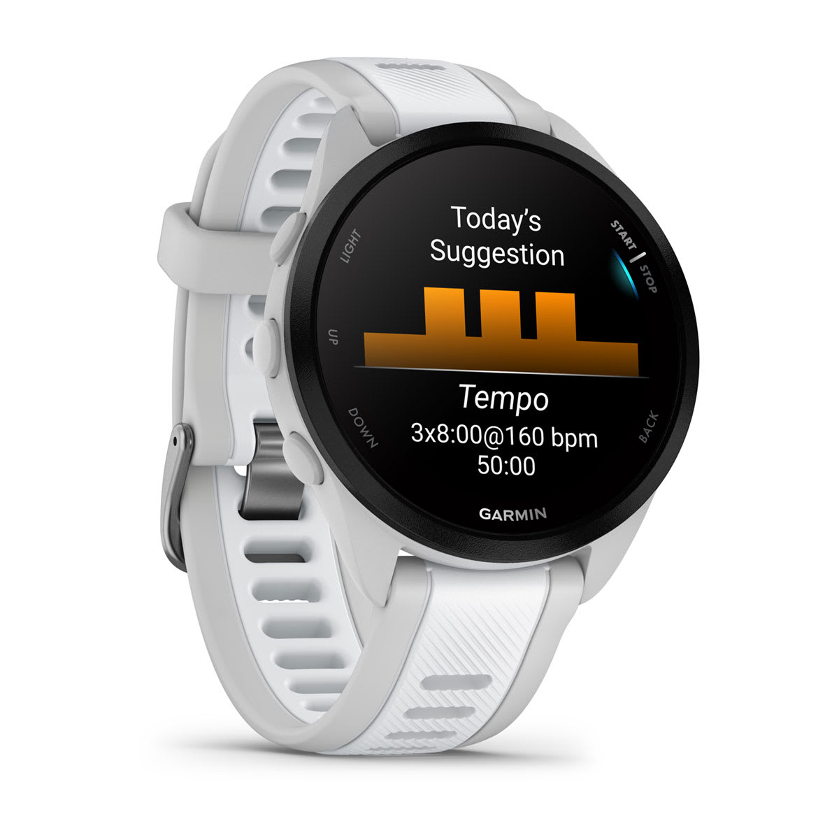 Forerunner® 165 Mist Gray/Whitestone