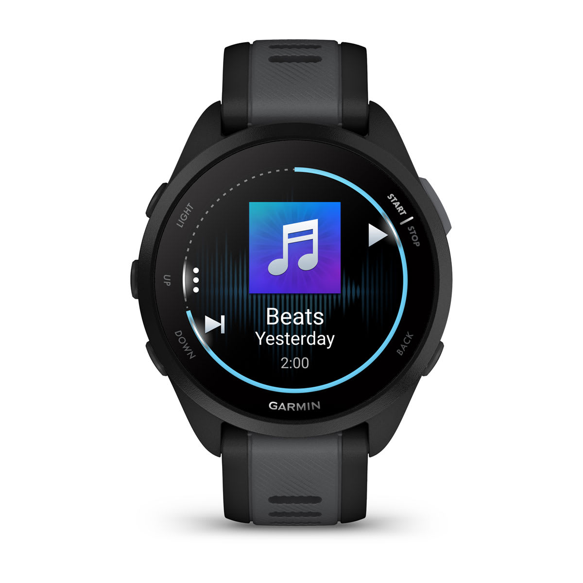 Forerunner® 165 Music Black/Slate Gray