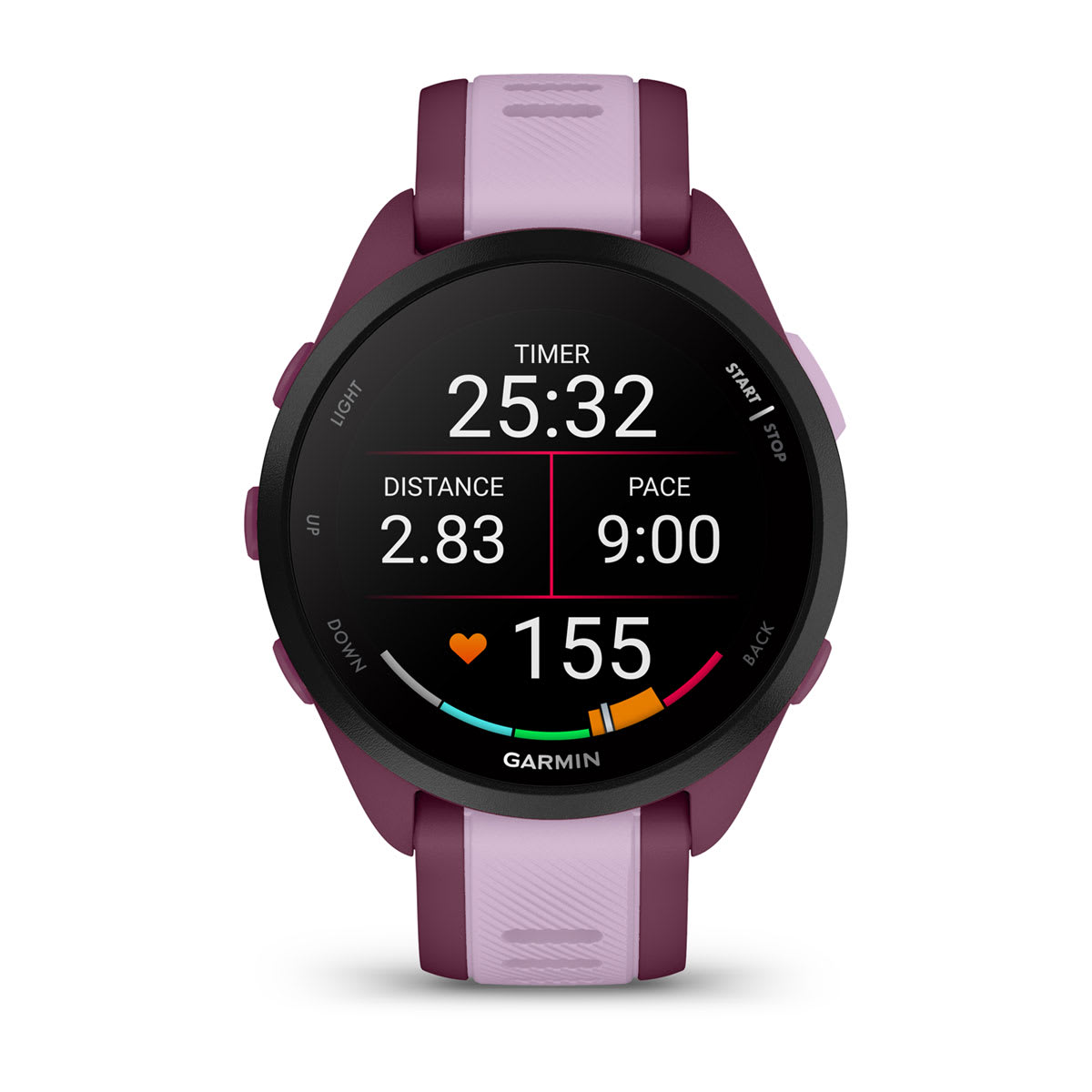 Forerunner® 165 Music Berry/Lilac