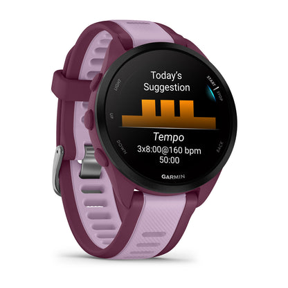 Forerunner® 165 Music Berry/Lilac