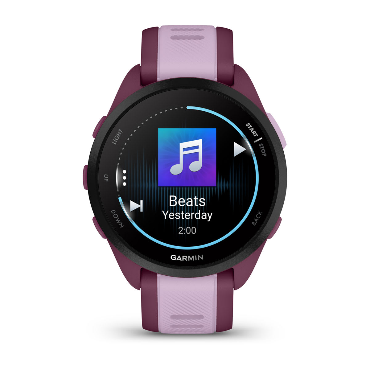 Forerunner® 165 Music Berry/Lilac
