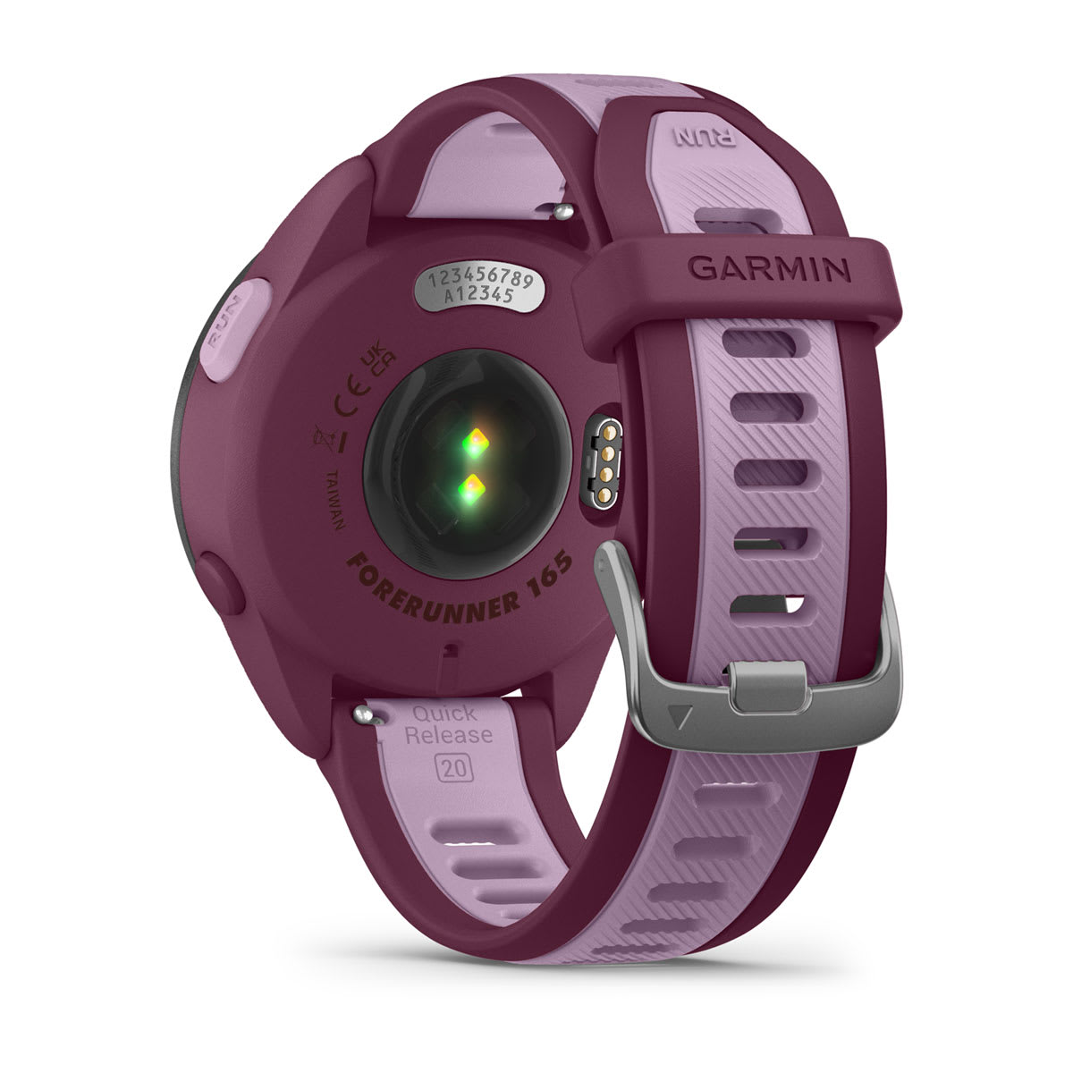 Forerunner® 165 Music Berry/Lilac