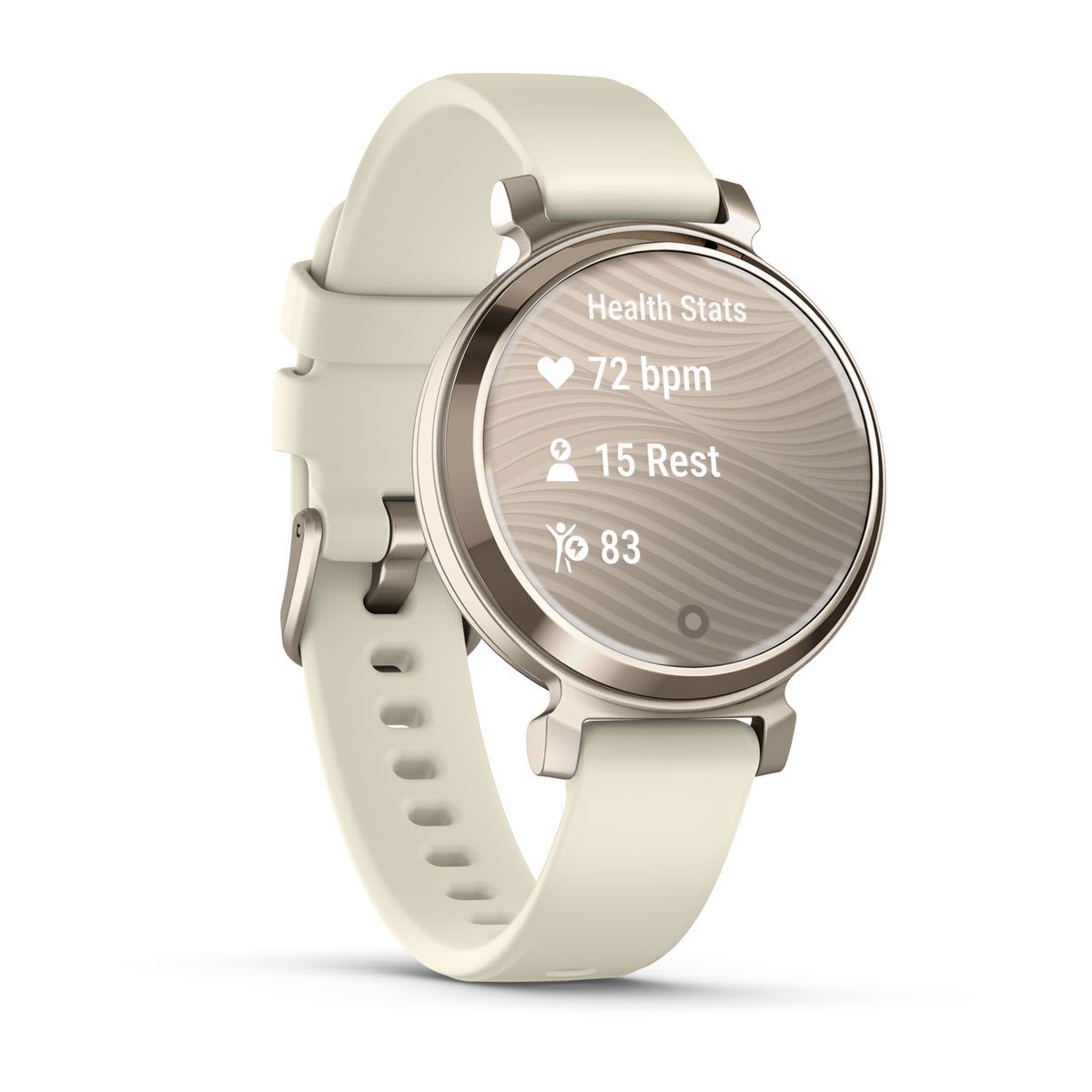 Lily® 2 Cream Gold with Coconut Silicone Band
