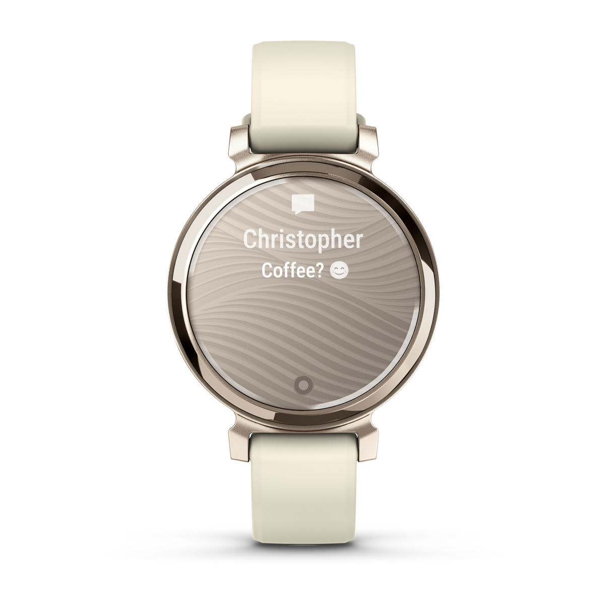 Lily® 2 Cream Gold with Coconut Silicone Band
