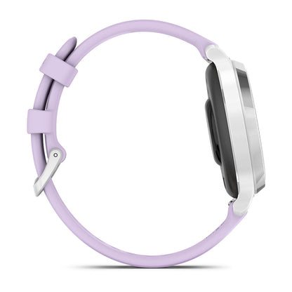 Lily® 2 Active Silver with Purple Jasmine Silicone Band
