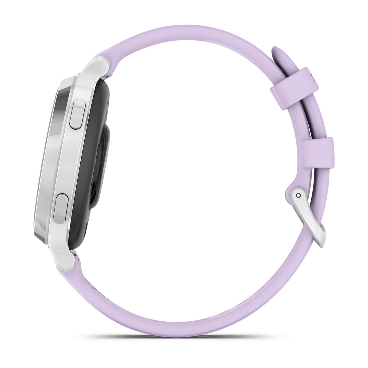 Lily® 2 Active Silver with Purple Jasmine Silicone Band