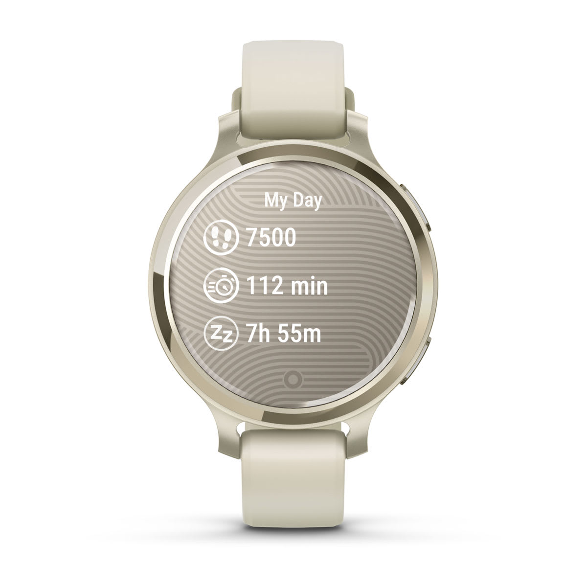 Lily® 2 Active Lunar Gold with Bone Silicone Band