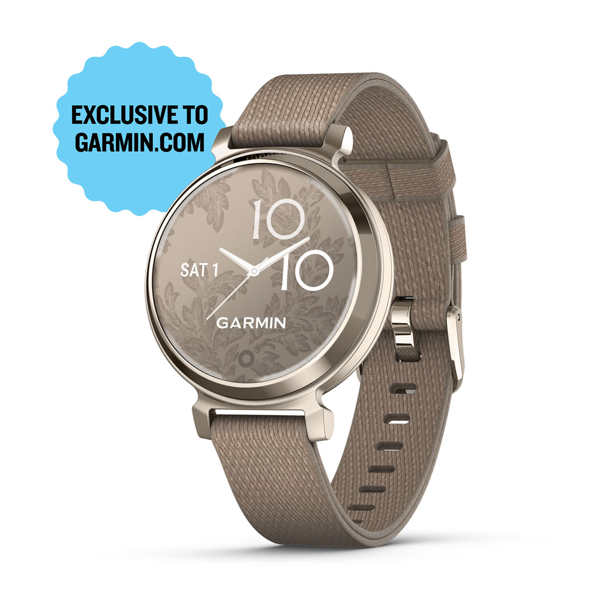Lily® 2 Classic Cream Gold with Coffee Nylon Band