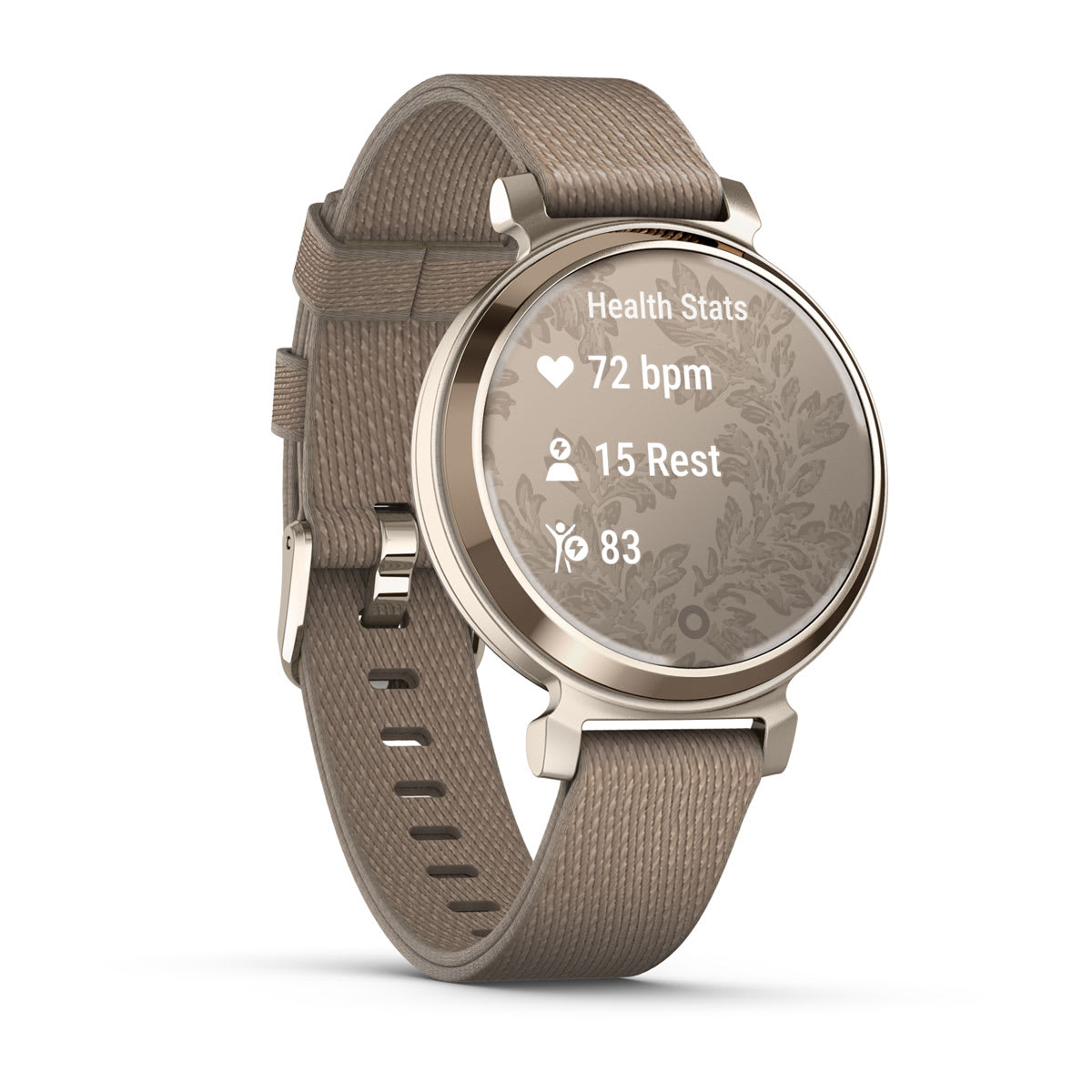 Lily® 2 Classic Cream Gold with Coffee Nylon Band