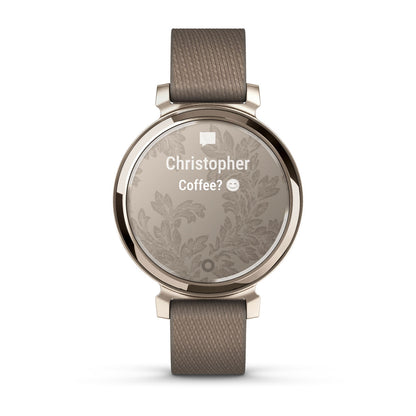 Lily® 2 Classic Cream Gold with Coffee Nylon Band