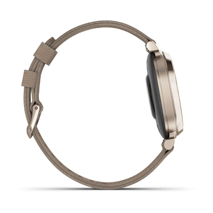 Lily® 2 Classic Cream Gold with Coffee Nylon Band