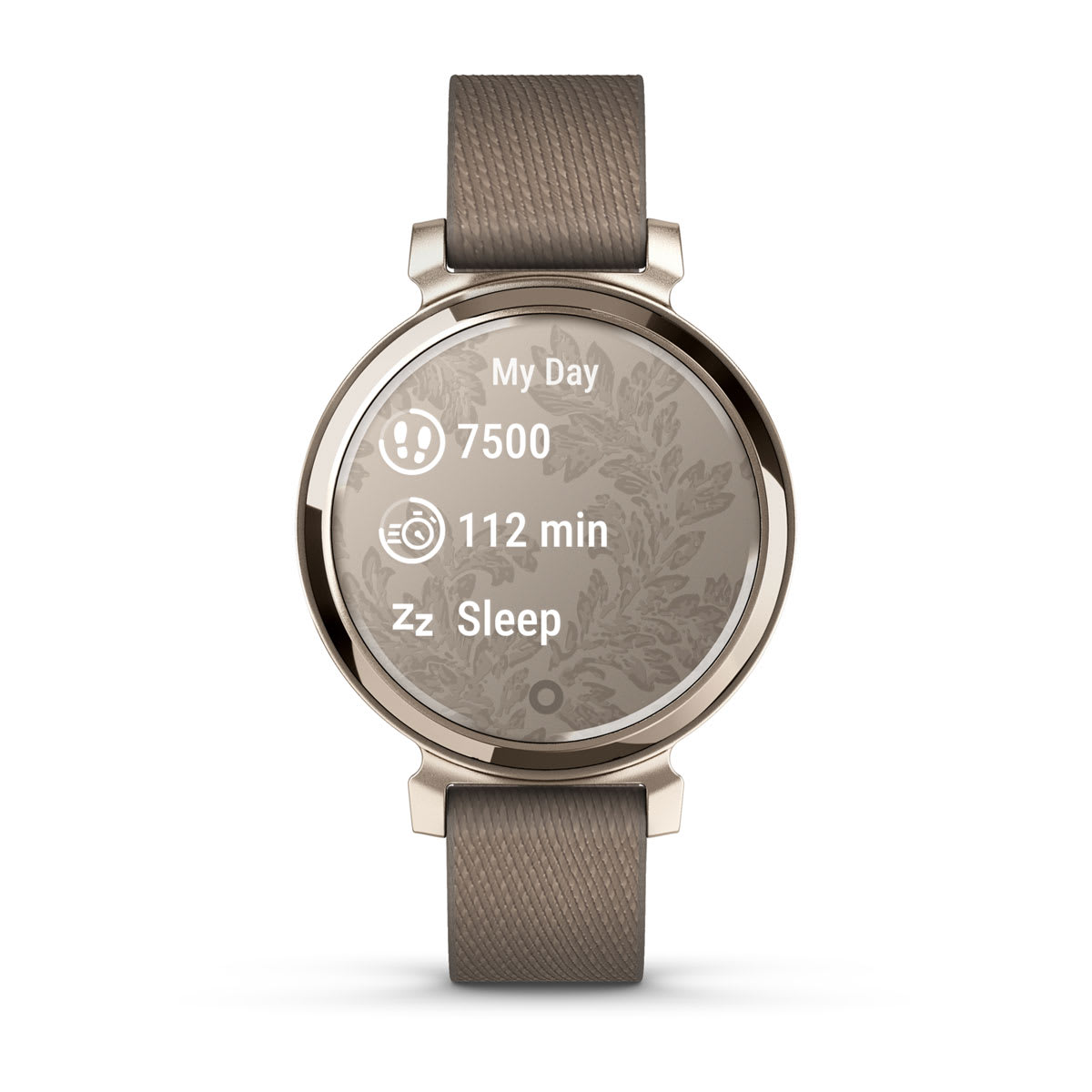 Lily® 2 Classic Cream Gold with Coffee Nylon Band