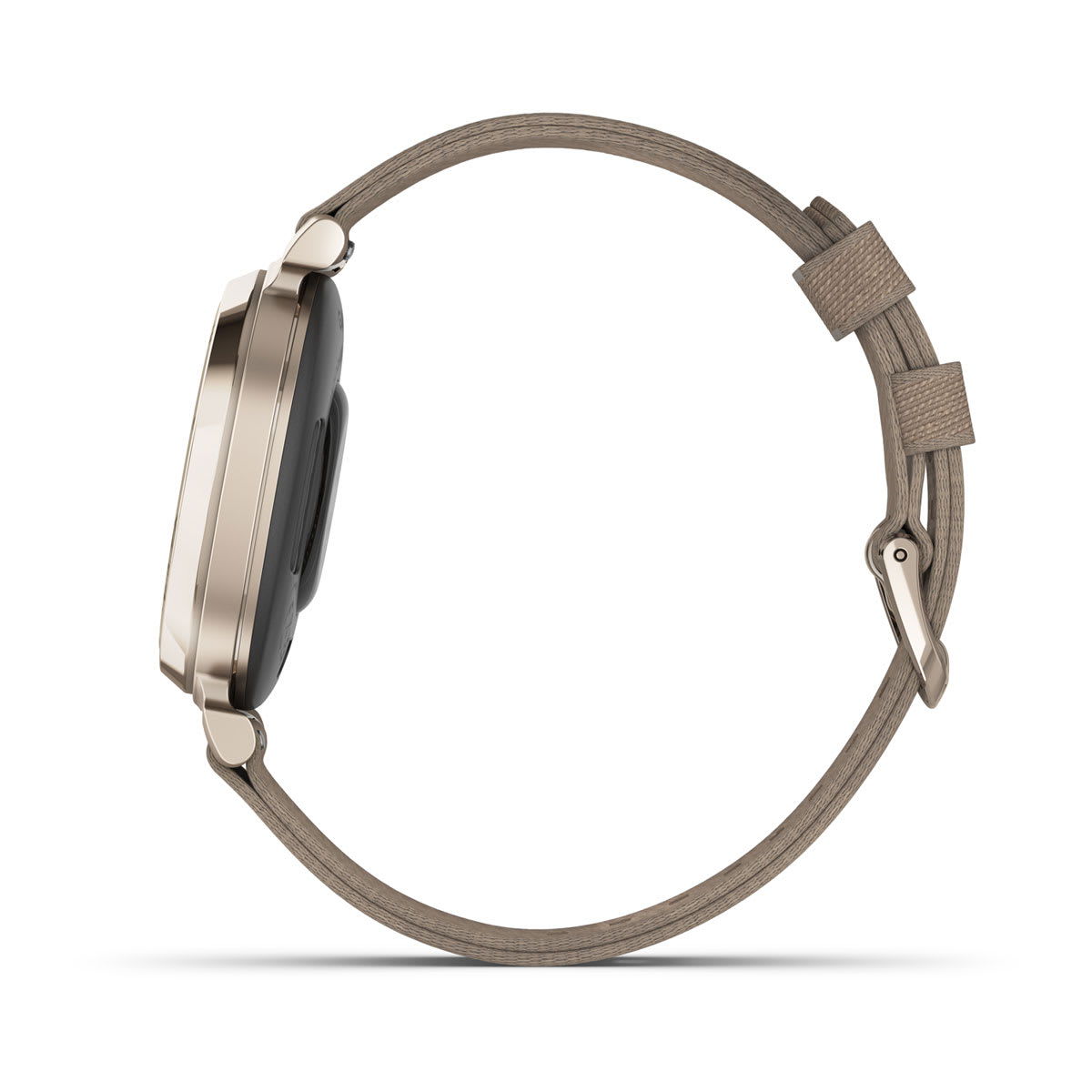 Lily® 2 Classic Cream Gold with Coffee Nylon Band