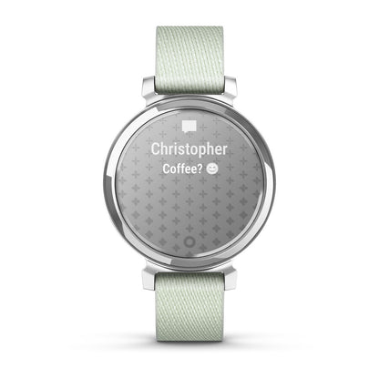 Lily® 2 Classic Silver with Sage Gray Nylon Band