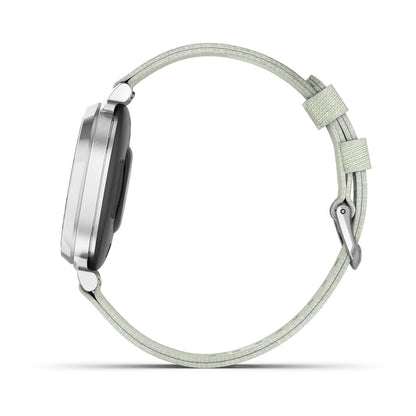 Lily® 2 Classic Silver with Sage Gray Nylon Band