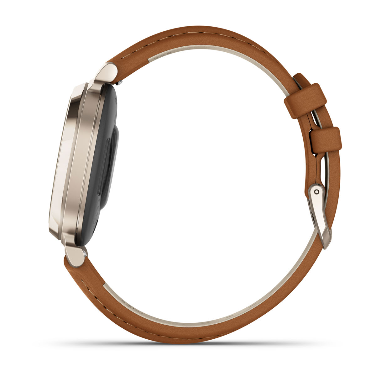 Lily® 2 Classic Cream Gold with Tan Leather Band