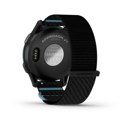 Approach® J1 Cloud Blue Aluminum Bezel with Black/Azure ComfortFit Fabric Band