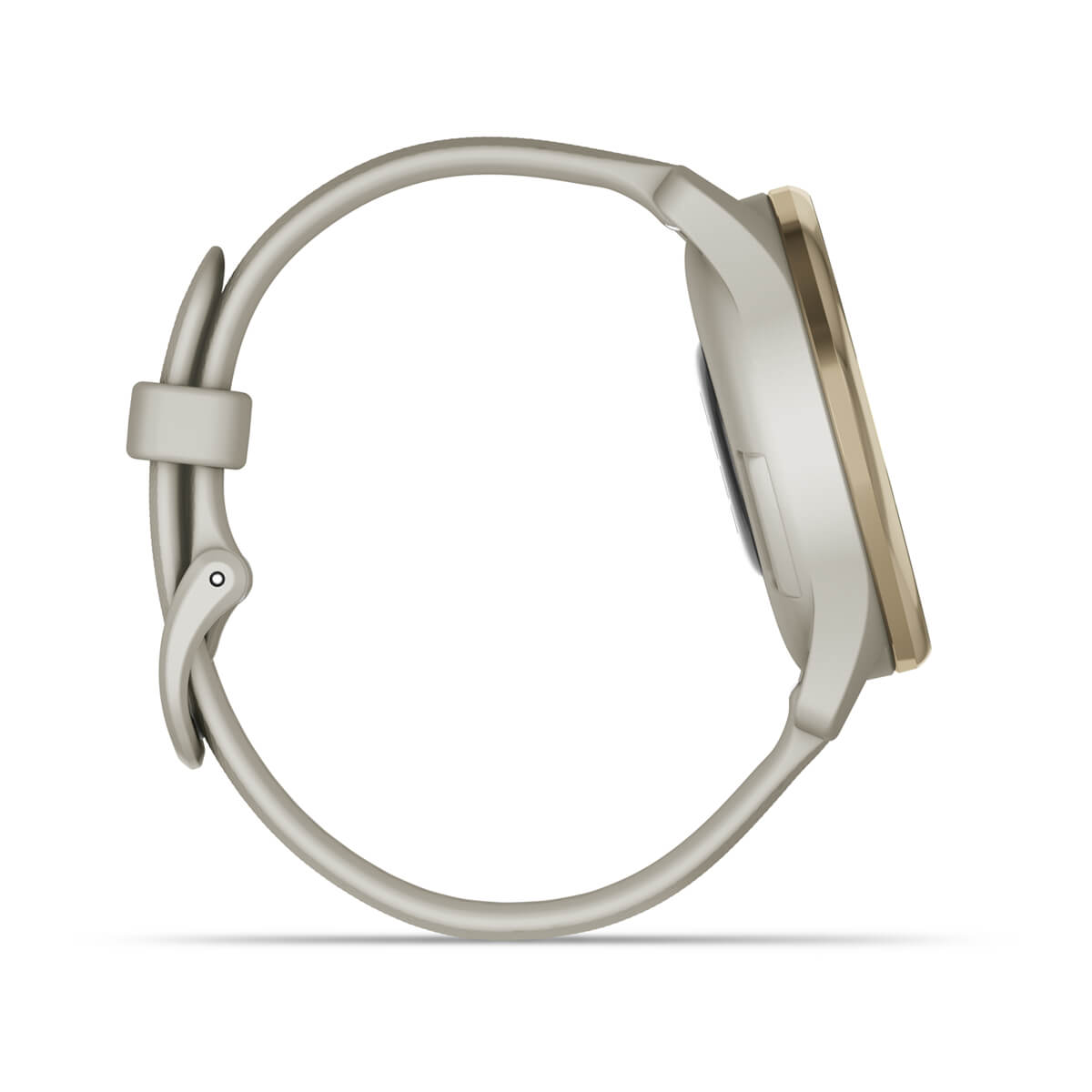 vívomove® Trend Cream Gold Stainless Steel Bezel with French Gray Case and Silicone Band