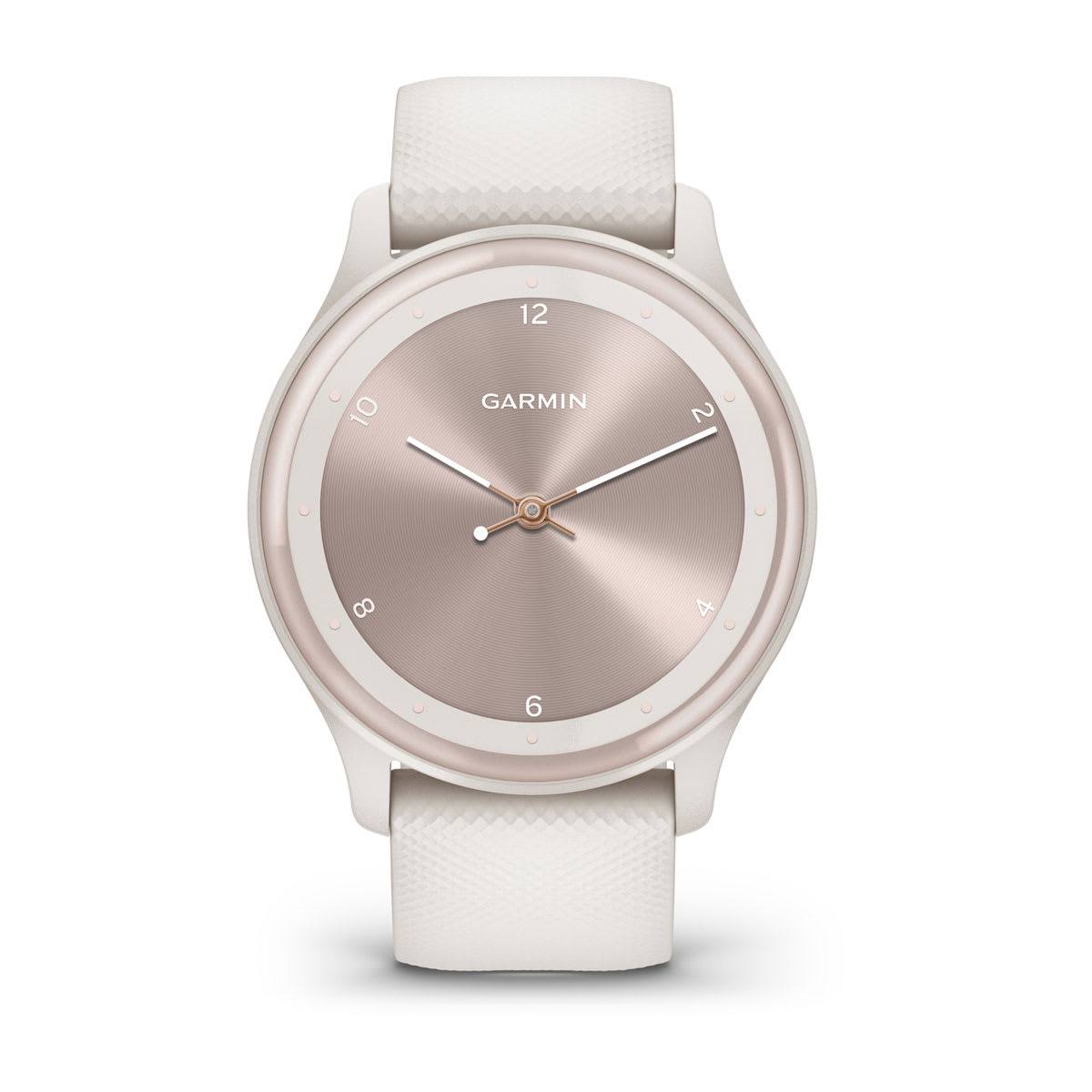 vívomove® Sport Ivory Case and Silicone Band with Peach Gold Accents