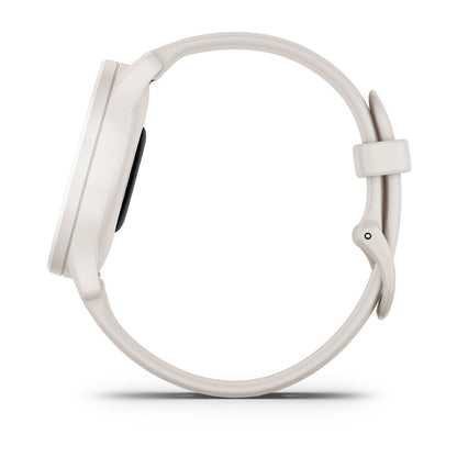 vívomove® Sport Ivory Case and Silicone Band with Peach Gold Accents