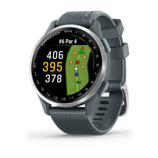 Approach® S44 Silver Aluminum Bezel with Twilight Silicone Band