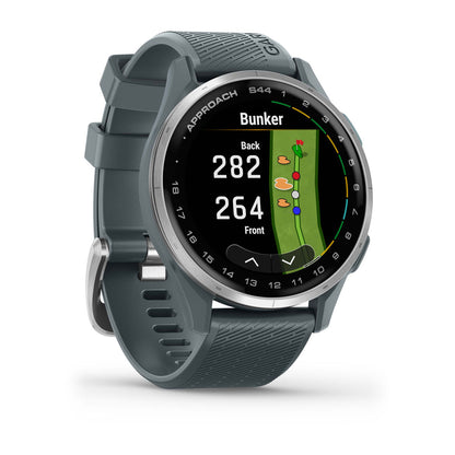 Approach® S44 Silver Aluminum Bezel with Twilight Silicone Band