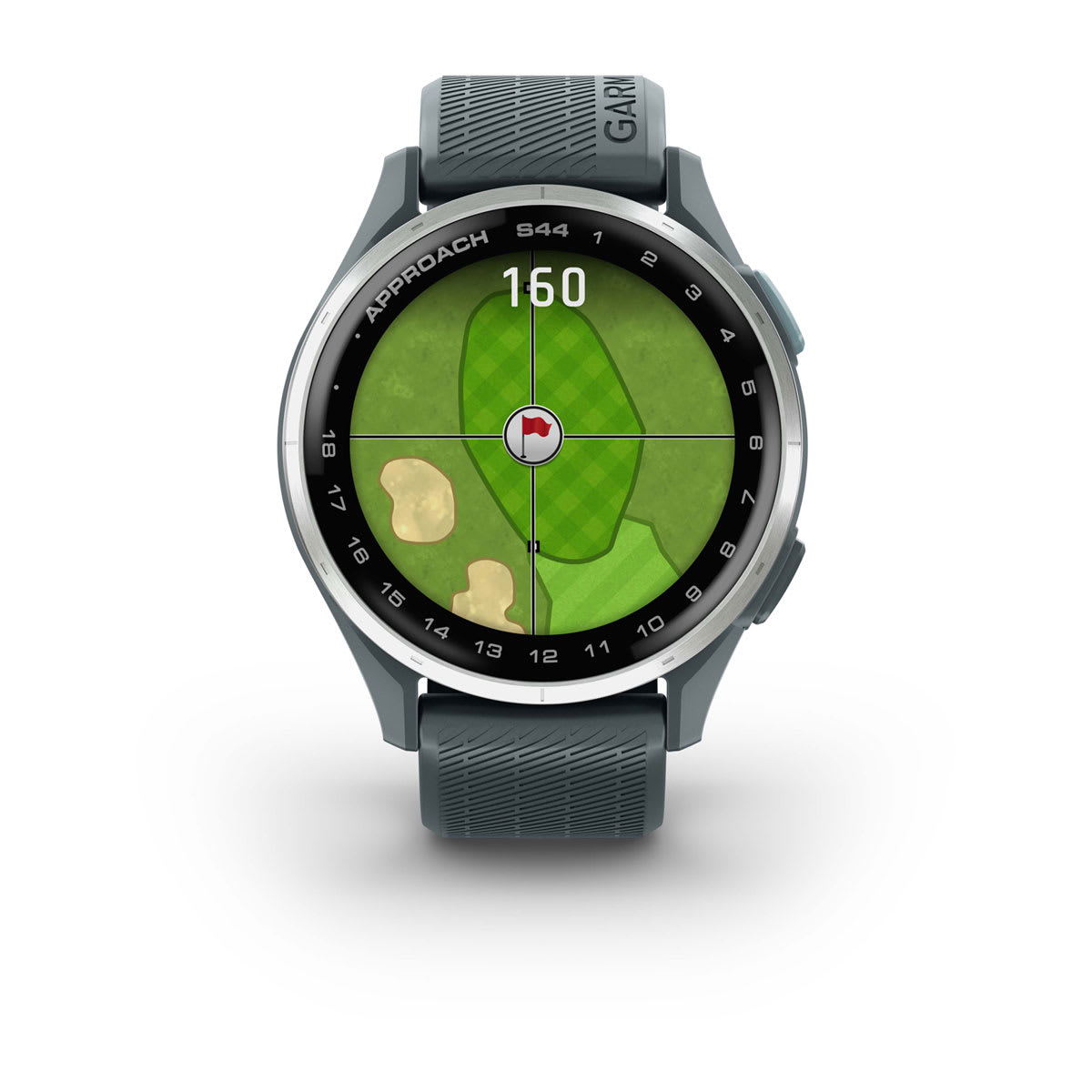 Approach® S44 Silver Aluminum Bezel with Twilight Silicone Band