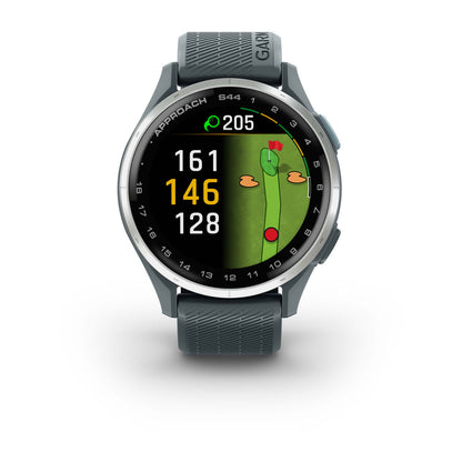 Approach® S44 Silver Aluminum Bezel with Twilight Silicone Band