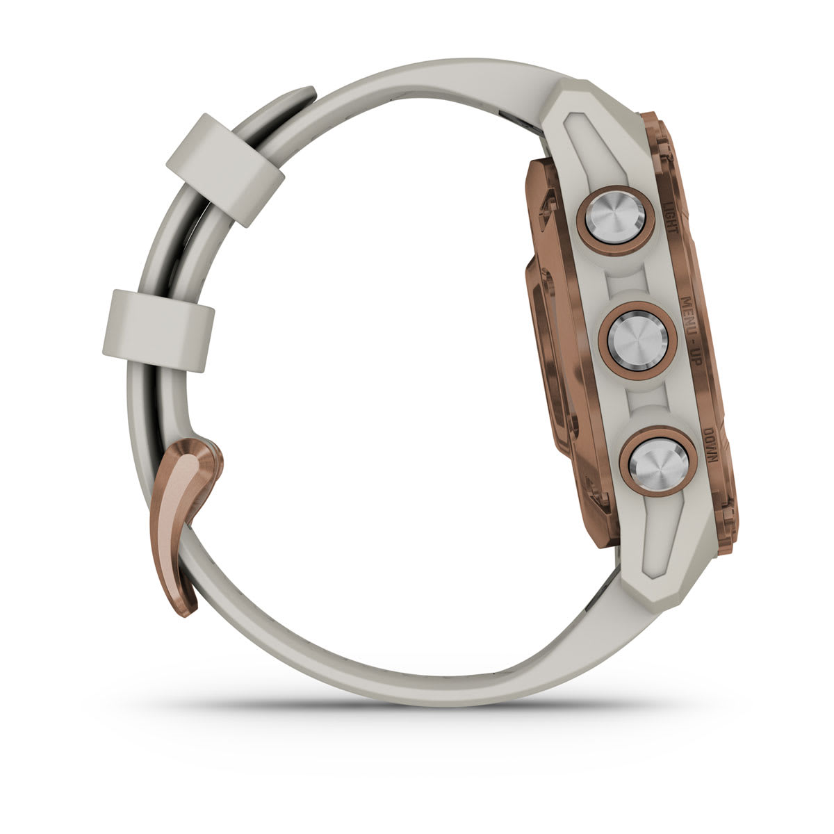 Descent™ Mk3i – 43 mm Bronze PVD Titanium with French Gray Silicone Band