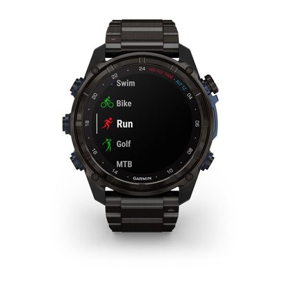 Descent™ Mk3i – 51 mm Carbon Gray DLC Titanium with DLC Titanium Band