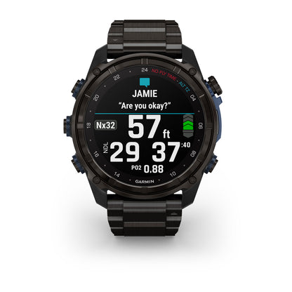 Descent™ Mk3i – 51 mm Carbon Gray DLC Titanium with DLC Titanium Band