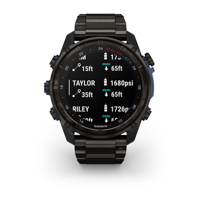 Descent™ Mk3i – 51 mm Carbon Gray DLC Titanium with DLC Titanium Band