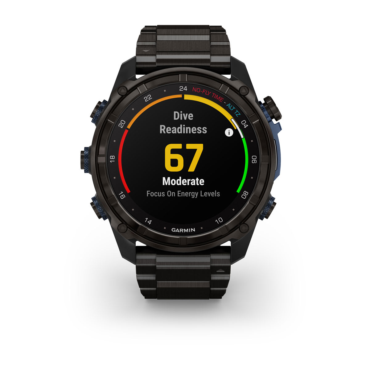 Descent™ Mk3i – 51 mm Carbon Gray DLC Titanium with DLC Titanium Band