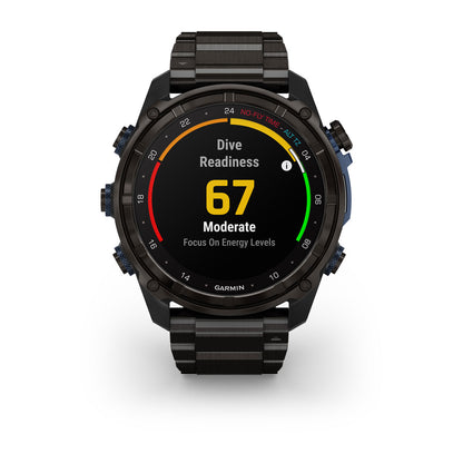 Descent™ Mk3i – 51 mm Carbon Gray DLC Titanium with DLC Titanium Band