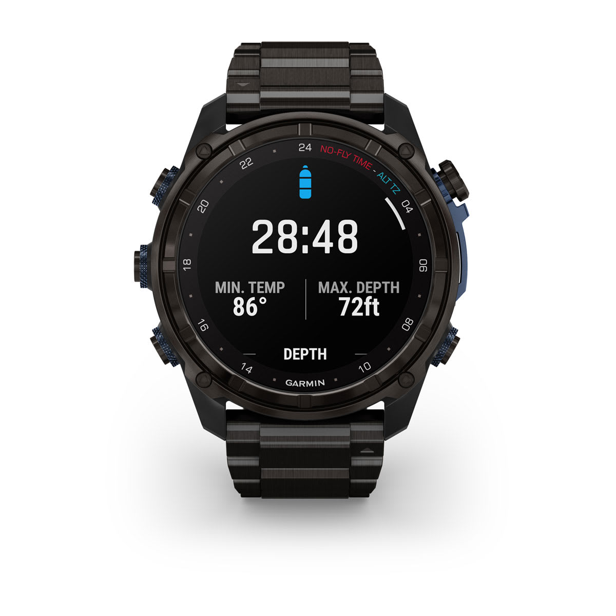 Descent™ Mk3i – 51 mm Carbon Gray DLC Titanium with DLC Titanium Band