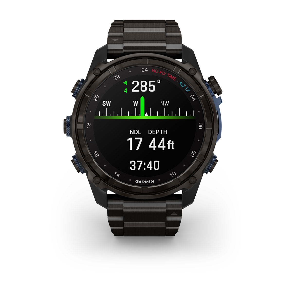 Descent™ Mk3i – 51 mm Carbon Gray DLC Titanium with DLC Titanium Band