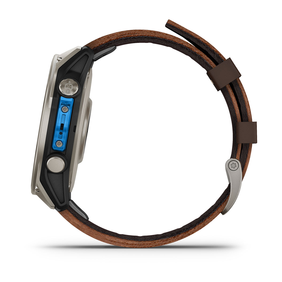 D2™ Mach 2 – 47 mm Titanium with Oxford Brown Leather Band