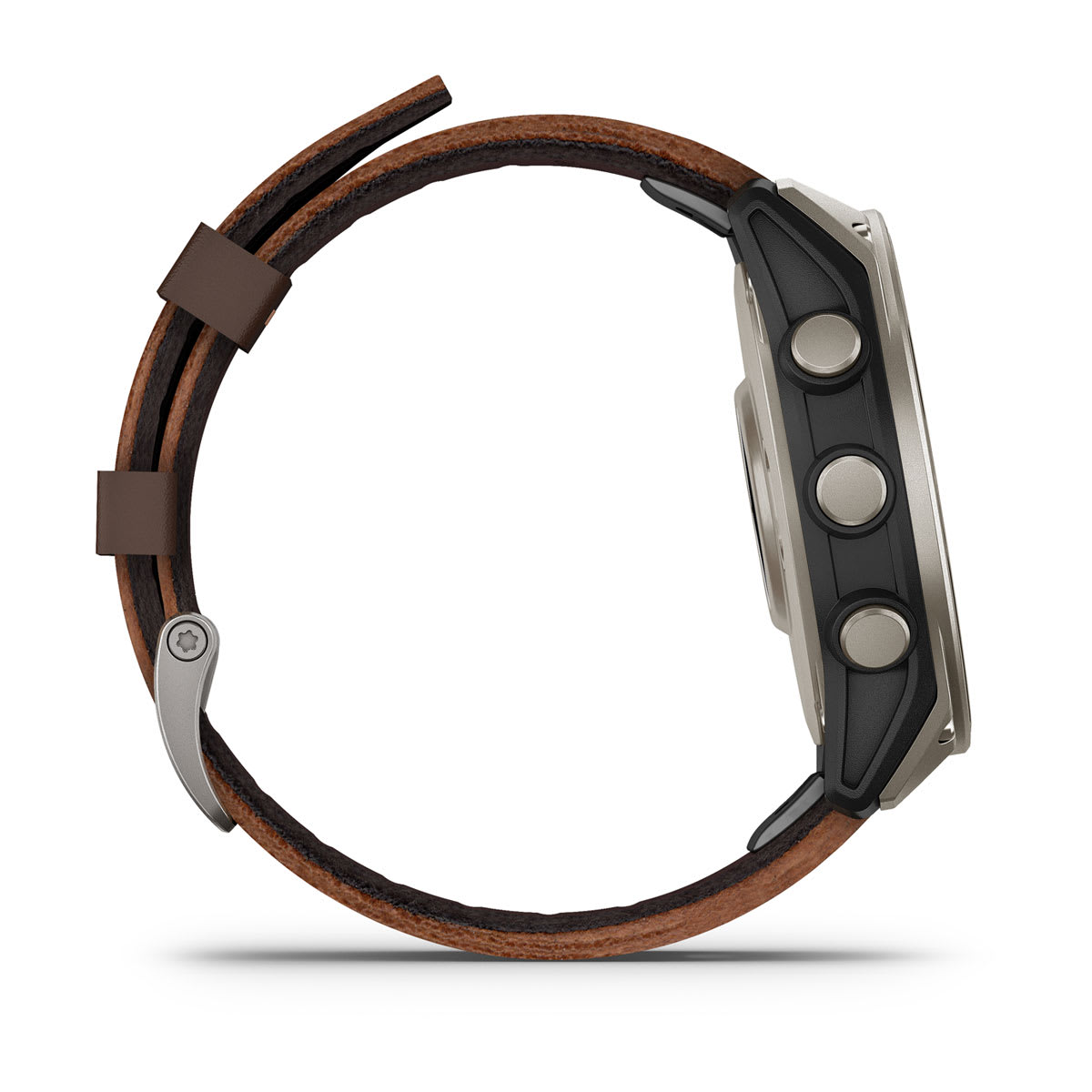 D2™ Mach 2 – 47 mm Titanium with Oxford Brown Leather Band
