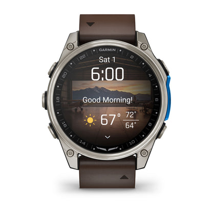 D2™ Mach 2 – 47 mm Titanium with Oxford Brown Leather Band