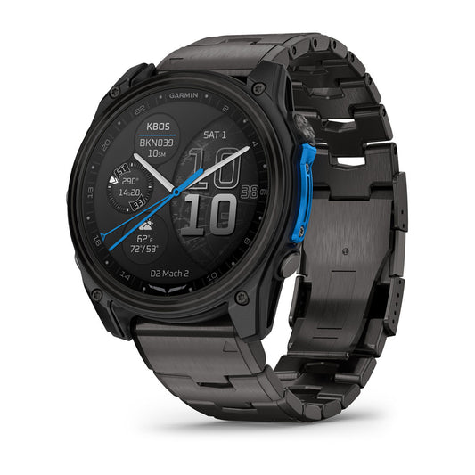 D2™ Mach 2 – 51 mm Carbon Gray DLC Titanium with Vented Titanium Bracelet