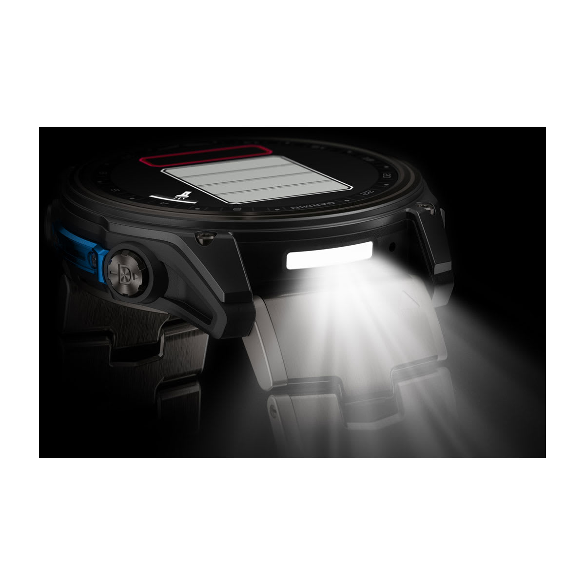 D2™ Mach 2 – 51 mm Carbon Gray DLC Titanium with Vented Titanium Bracelet