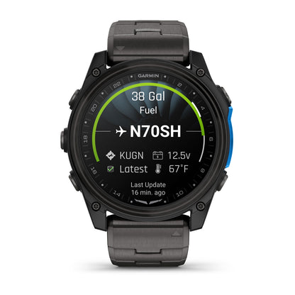 D2™ Mach 2 – 51 mm Carbon Gray DLC Titanium with Vented Titanium Bracelet