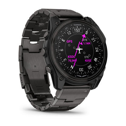 D2™ Mach 2 – 51 mm Carbon Gray DLC Titanium with Vented Titanium Bracelet