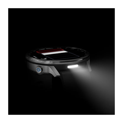 D2™ Air X15 Silver with Black Silicone Band